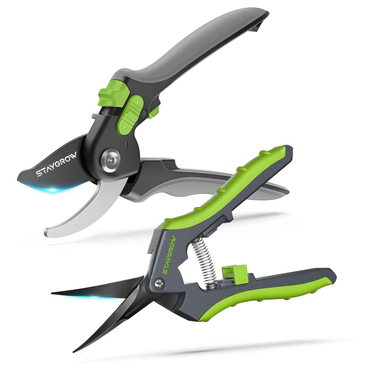 2pcs 6.5" Pruning Shears for Gardening Ultra Sharp Garden Scissors