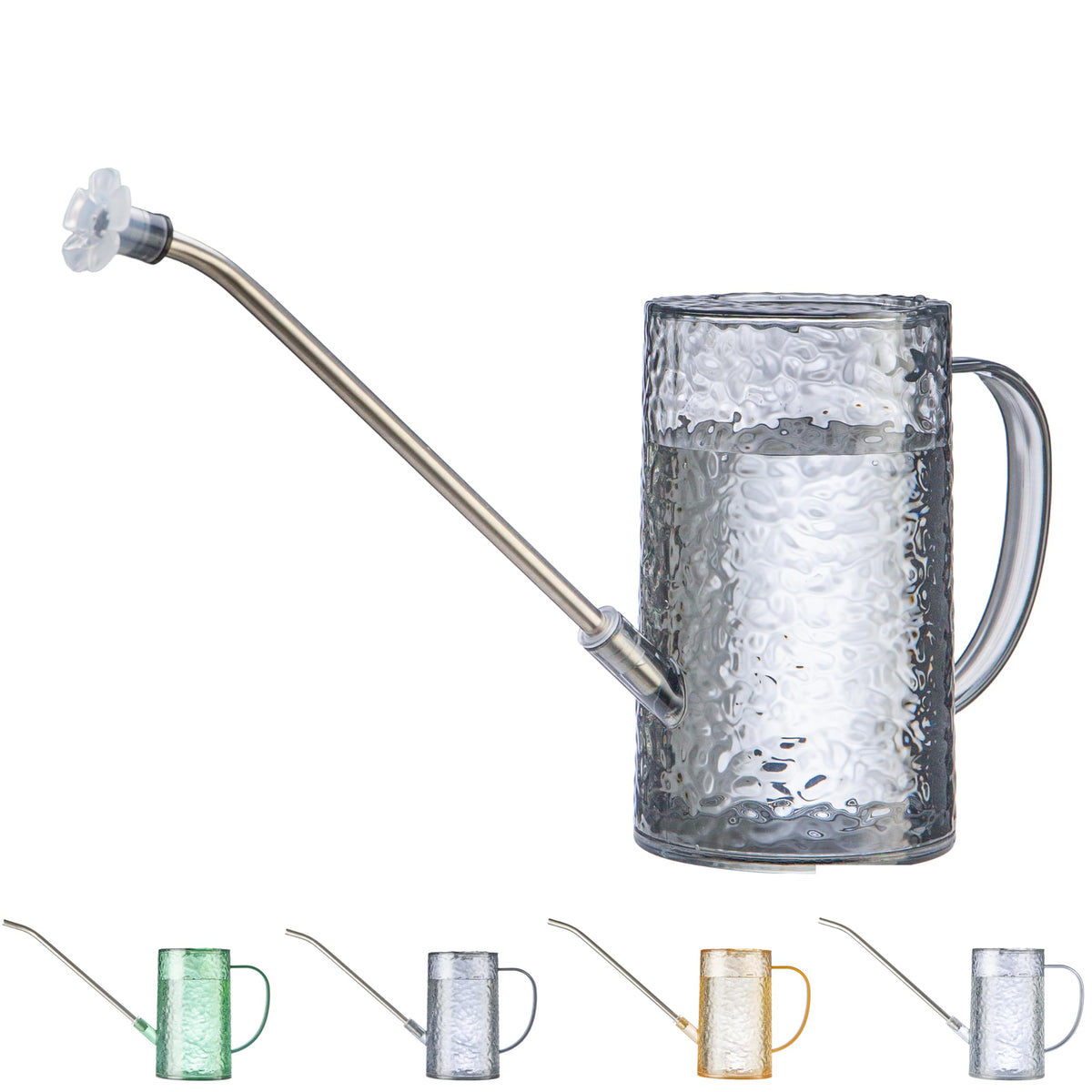 Small Watering Can for Indoor Plants - 34oz Leakproof Lightweight Pot with Long Spout & Bonus Shower Head, Indoor Watering Can for House Plants in Sage Green
