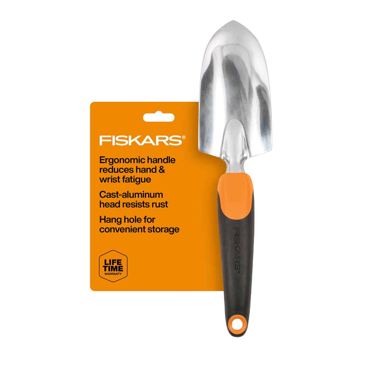 Fiskars Ergo Garden Hand Weeder Tool, Heavy Duty for Removing Weeds & Roots
