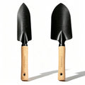 2 Pack Garden Trowel Set Carbon Steel Hand Shovel with Measurement Marks for Digging Planting and Transplanting Garden Work