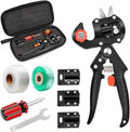 2-in-1 Garden Grafting Tools Pruner Kit, V-Graft Omega-Graft and U-Graft, Plant Branch Vine Fruit Tree Cutting Tool Kits Scissors
