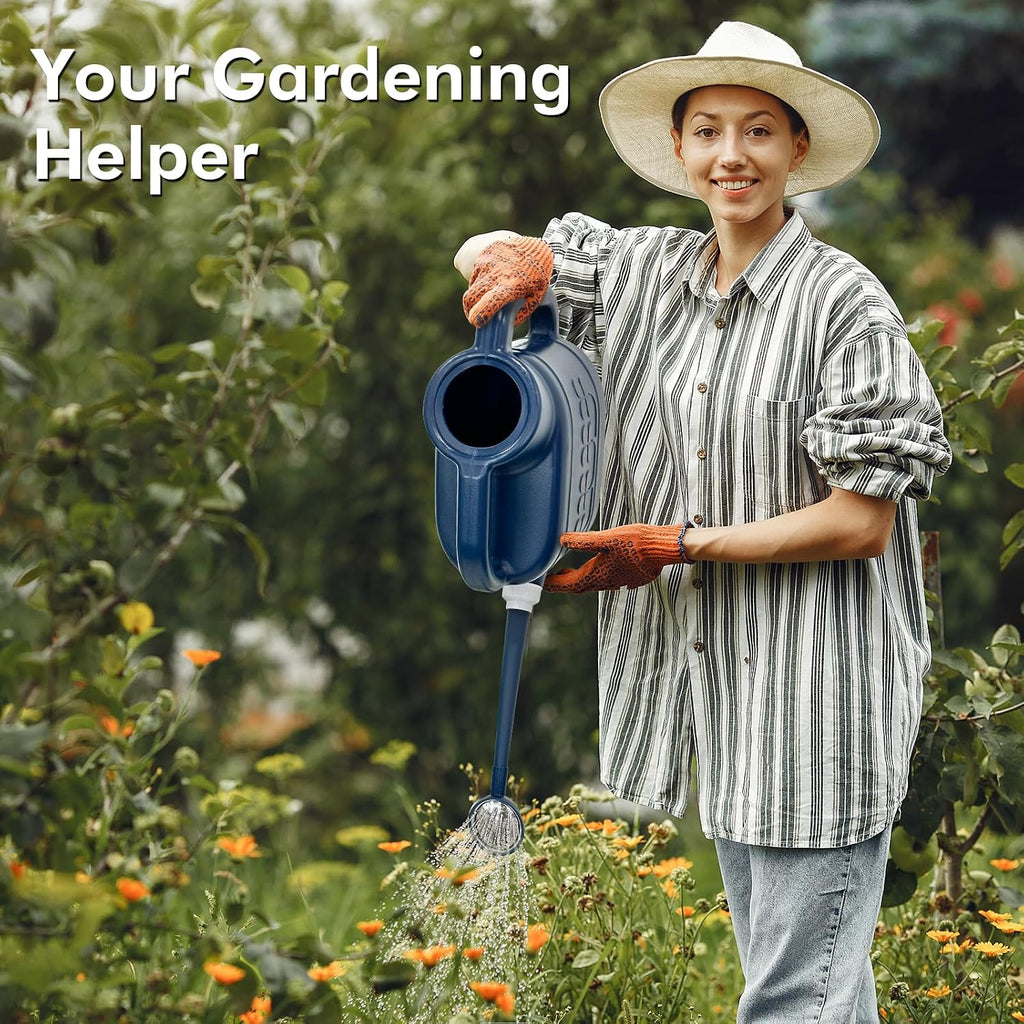 2 Gallon Watering Can, Outdoor Watering Can, Long Spout Large Water Can