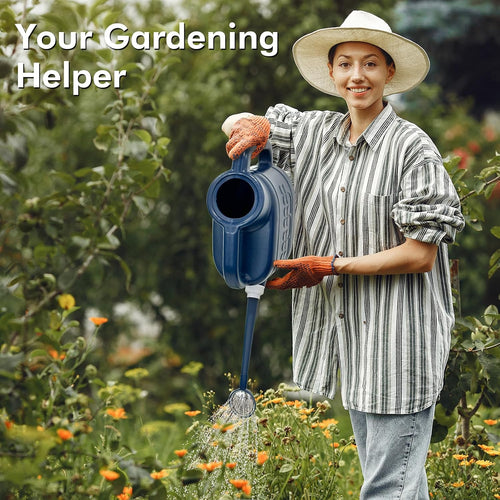 2 Gallon Watering Can, Outdoor Watering Can, Long Spout Large Water Can