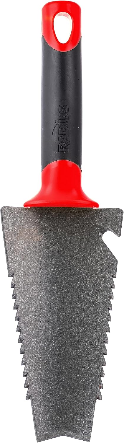 Root Slayer 16011 Heavy Duty Garden Trowel, Red
