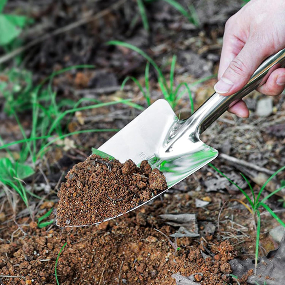 Garden Hand Trowel Stainless Steel Garden Shovel Rust Resistant Small Spade