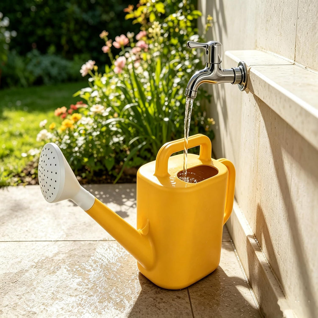 2 gal. Resin Watering Can Yellow