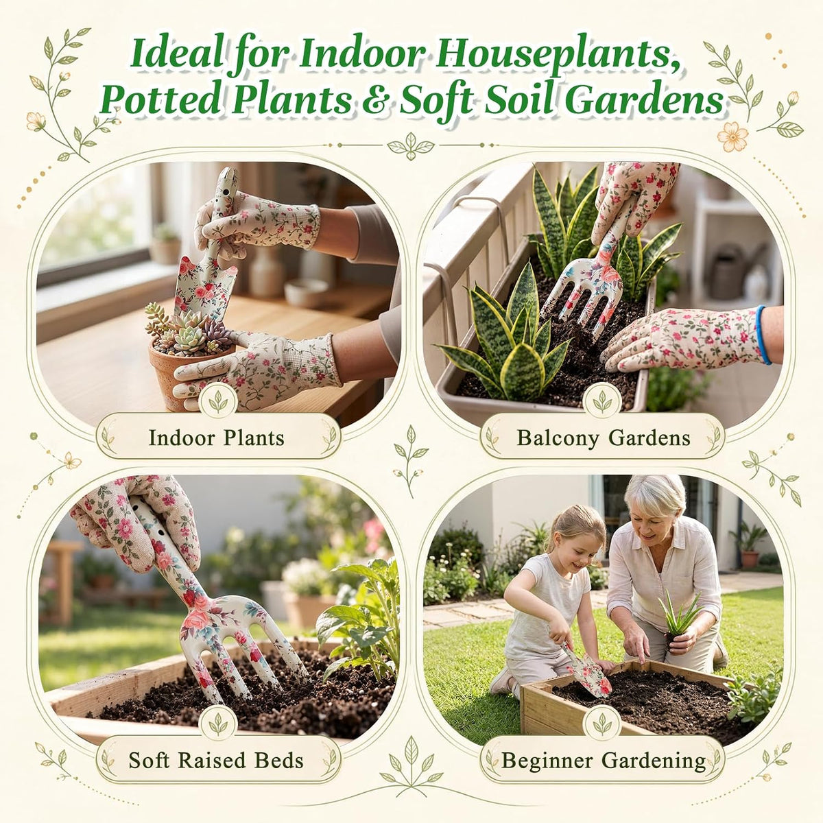 Gardening Gifts for Women, Garden Tools, Birthday Gifts for Mom Grandma