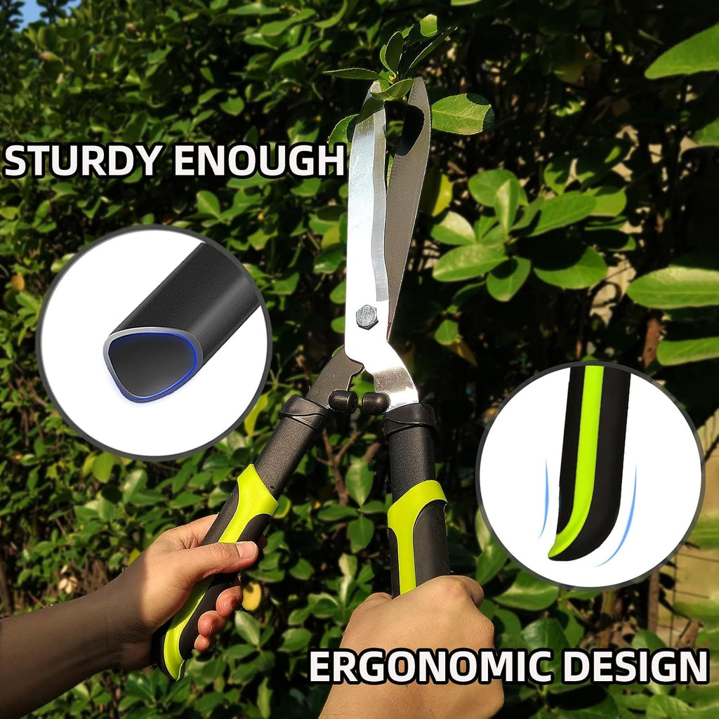 YRTSH Loppers Hedge Clippers & Pruners Combo Set 3-Piece Hedge Shears