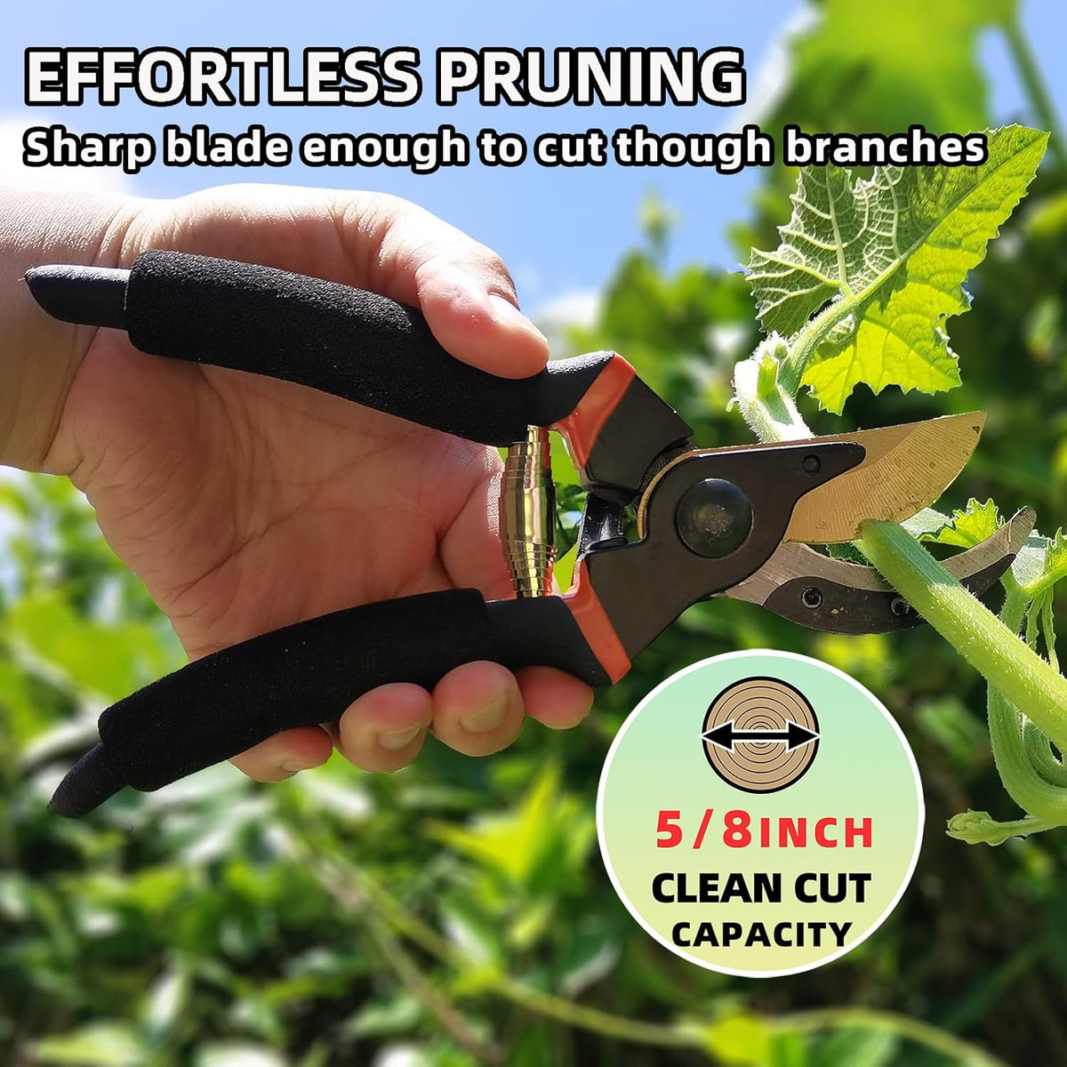 YRTSH Loppers, Hedge Shears & Pruners Combo Set, 3-Piece Hedge Clippers