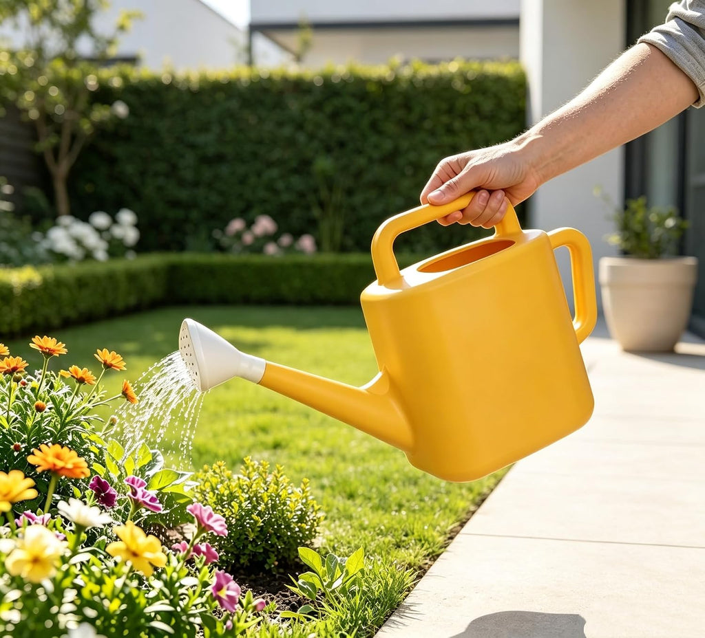 2 gal. Resin Watering Can Yellow