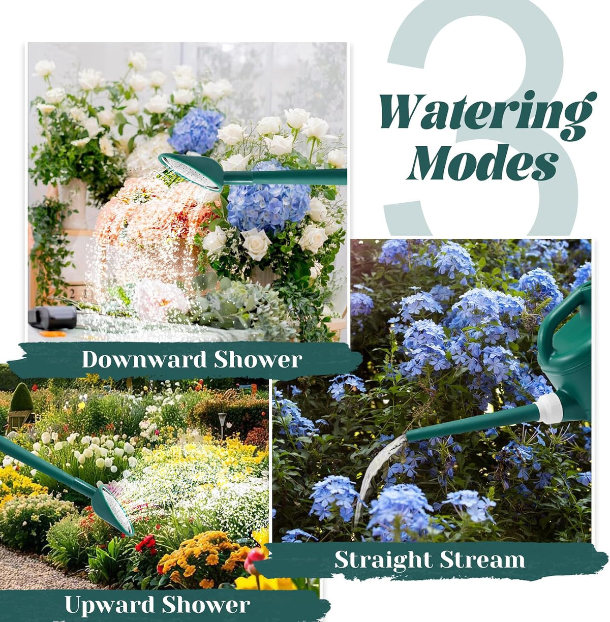 1 Gallon Watering Can, Outdoor Watering Can, Long Spout Water Can