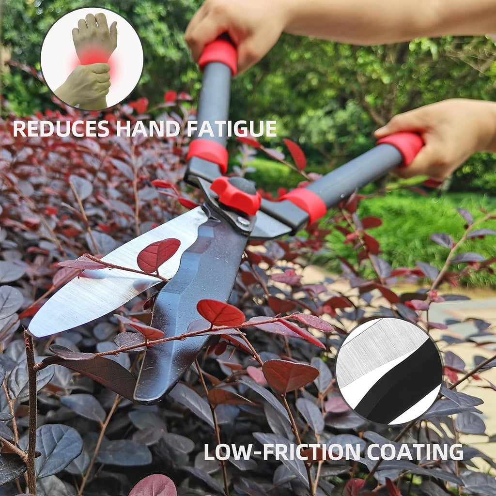 YRTSH Loppers, Hedge Shears & Pruners Combo Set, 3-Piece Hedge Clippers