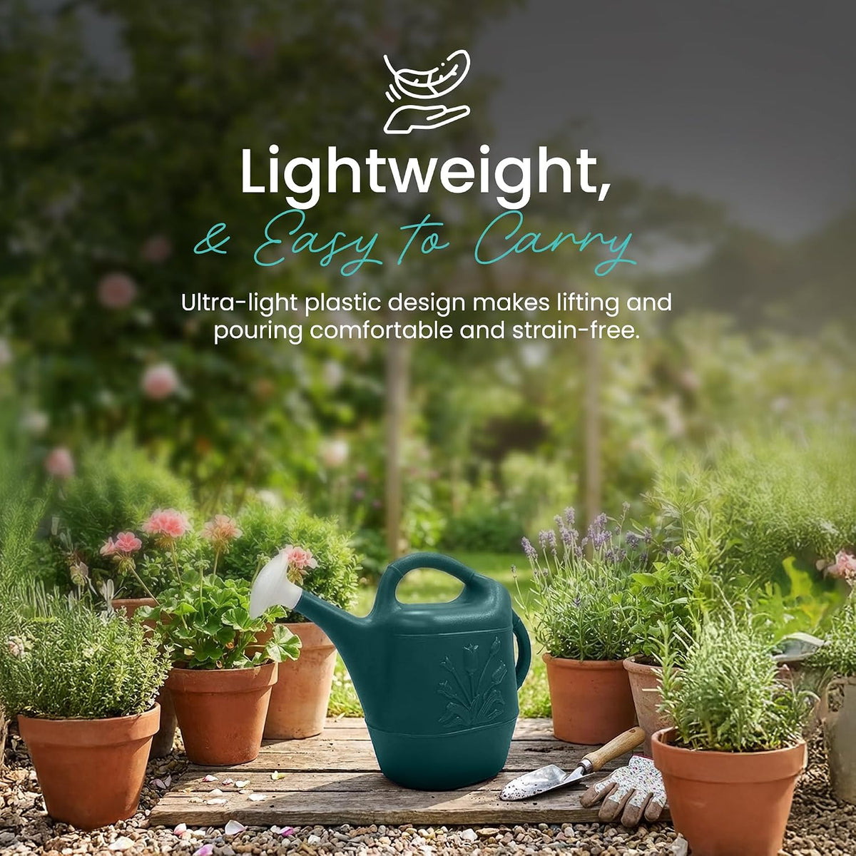 Union Products 63066 2 Gallon Indoor/Outdoor Watering Can, Green