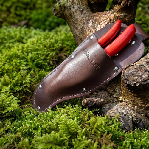 AGRICUT Hand Pruners with Sheath, Gardening Shears Scissors with Sheath