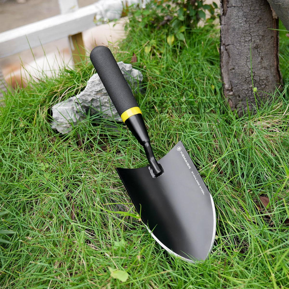 Kemaier Heavy Duty Stainless Steel Garden Trowel Shovel Tools