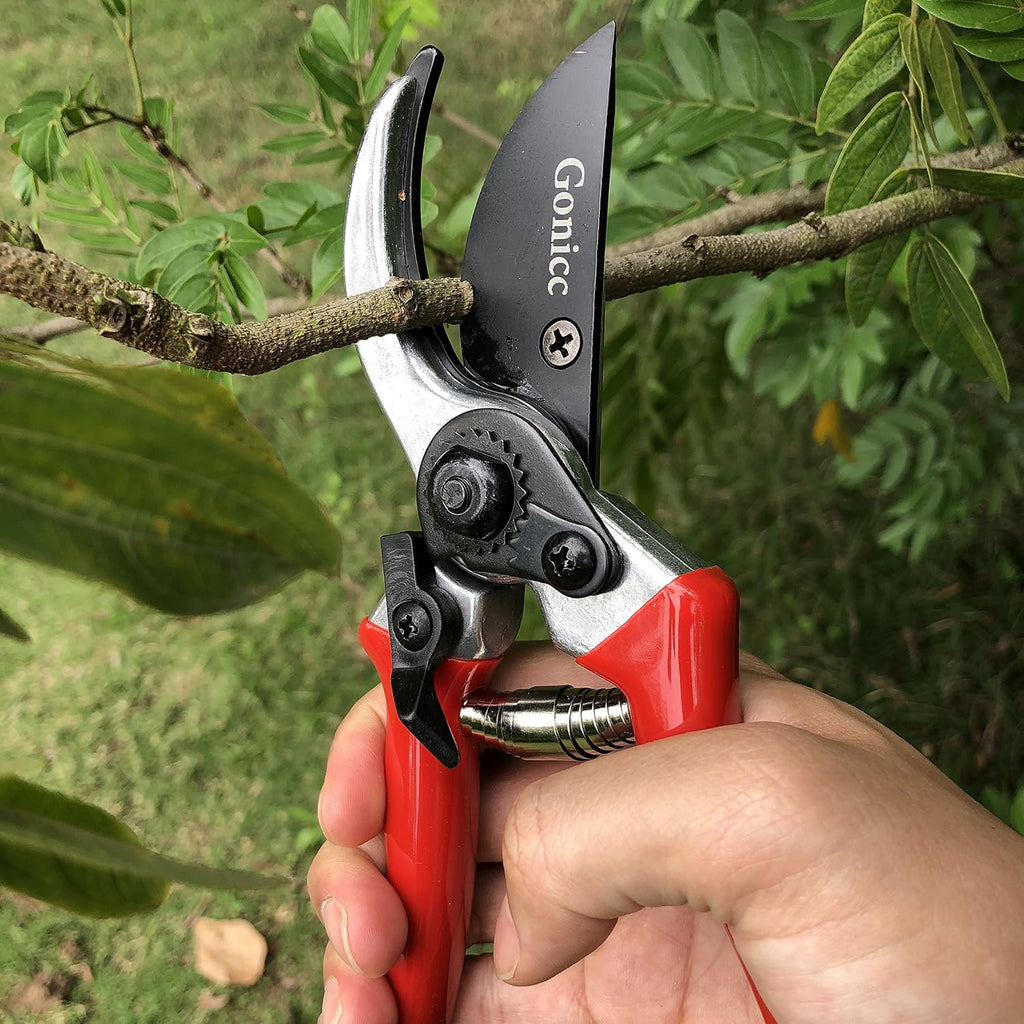 gonicc 8" Professional Sharp Bypass Pruning Shears (GPPS-1002)